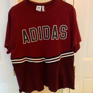Red Adidas soft t-shirt